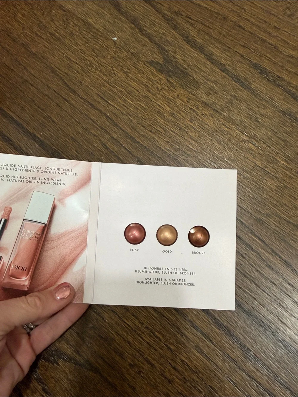 Dior Rouge 729 Lipstick & Forever GlowMaximizer samples